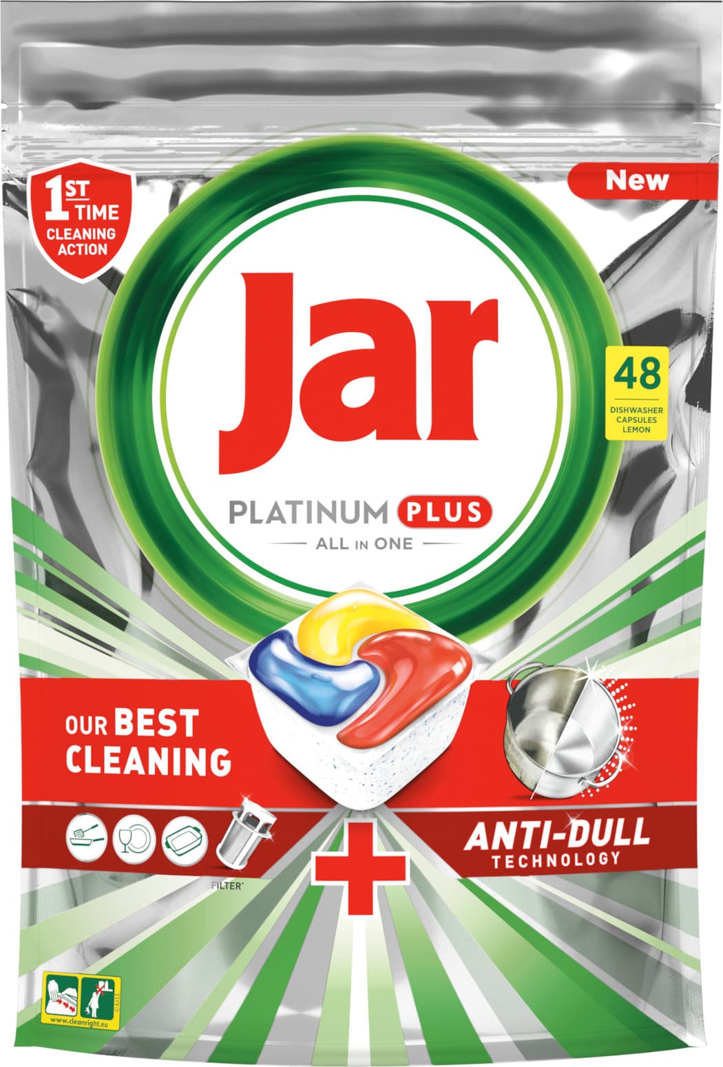 Obrázok JAR Platinum Plus Quickwash 48 ks (8001841893747)