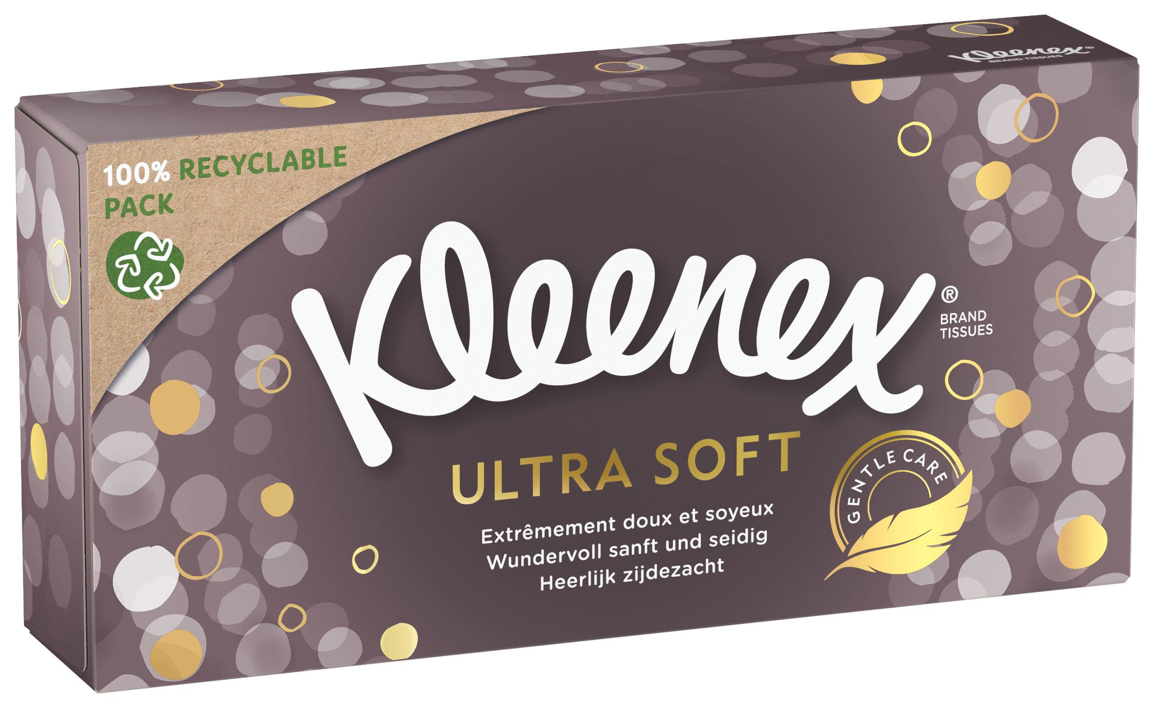 Obrázok KLEENEX Ultra Soft 3-vrstvové papierové vreckovky v boxe 72ks