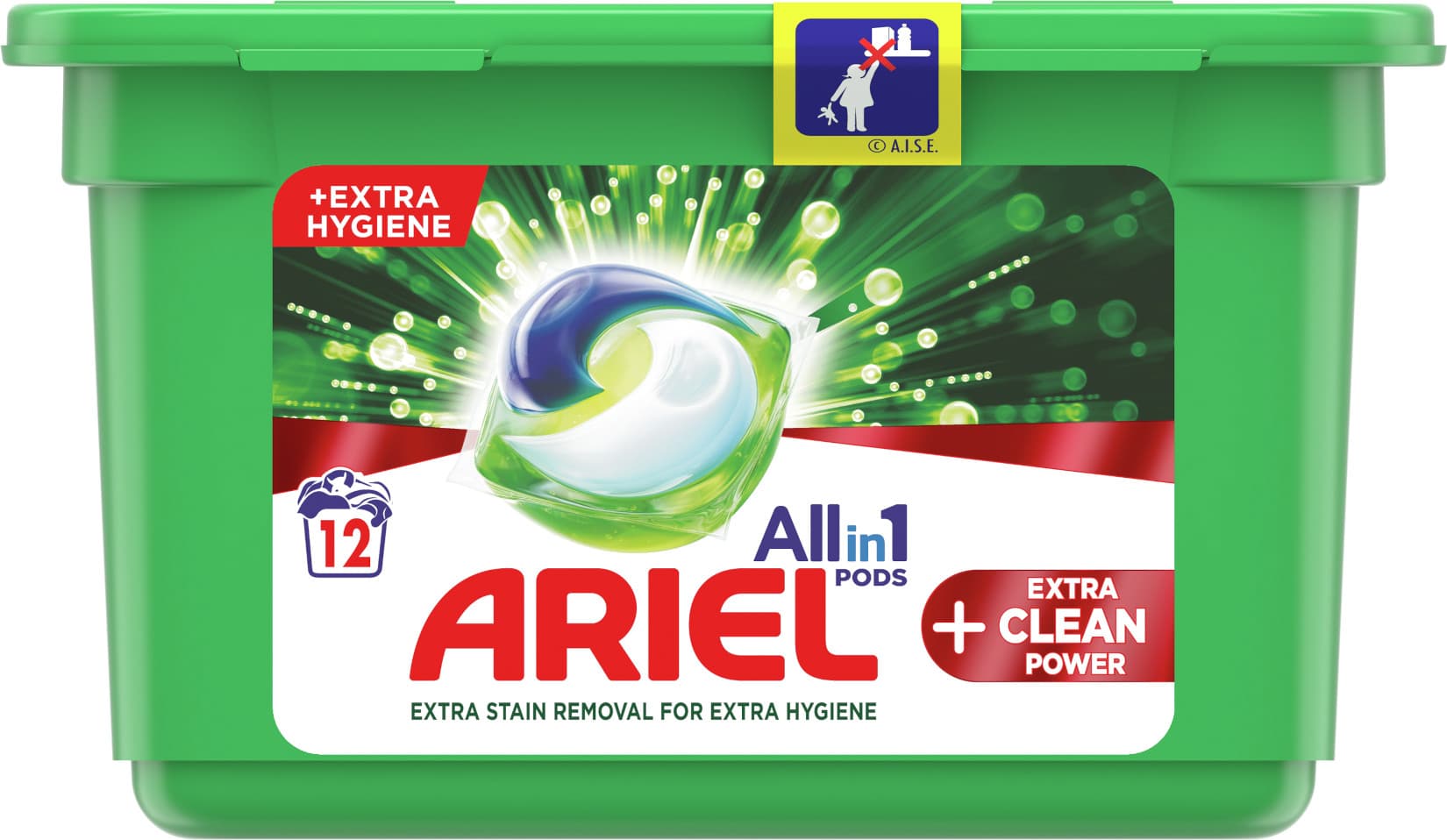 Obrázok ARIEL Extra Clean 12 ks (8006540251010)