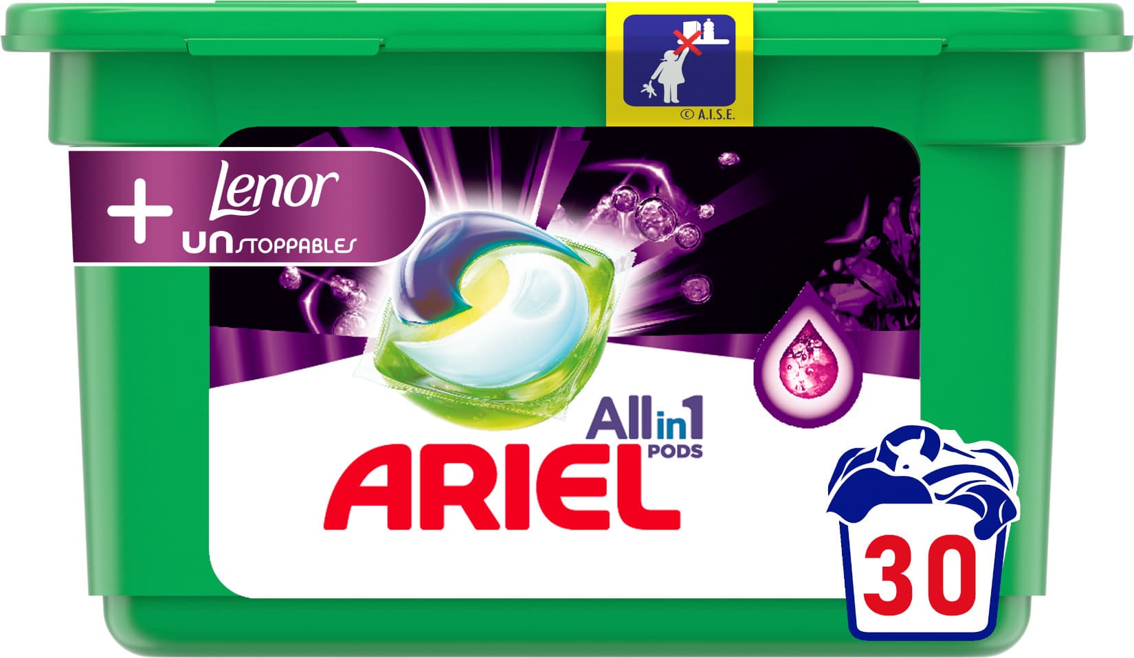 Obrázok ARIEL Touch of Lenor Unstoppables 30 ks (8006540117644)