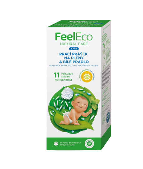 Obrázok    FEEL ECO BABY PRACÍ PRÁŠOK NA PLIENKY A BIELU BIELIZEŇ, 660G, 11PD