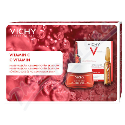 Obrázok VICHY Rutinná starostlivosť VITAMIN C LIFTACTIV Specialist Peptide-C 10x1,8 ml + LIFTACTIV Collagen Specialist 1x50 ml, 1x1 set