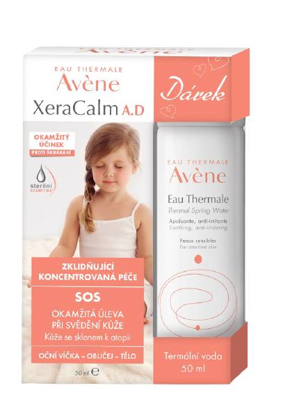 Obrázok AVENE Xeracalm A.D SOS upokojujúci koncentrát 50ml + Termálna voda 50ml zadarmo