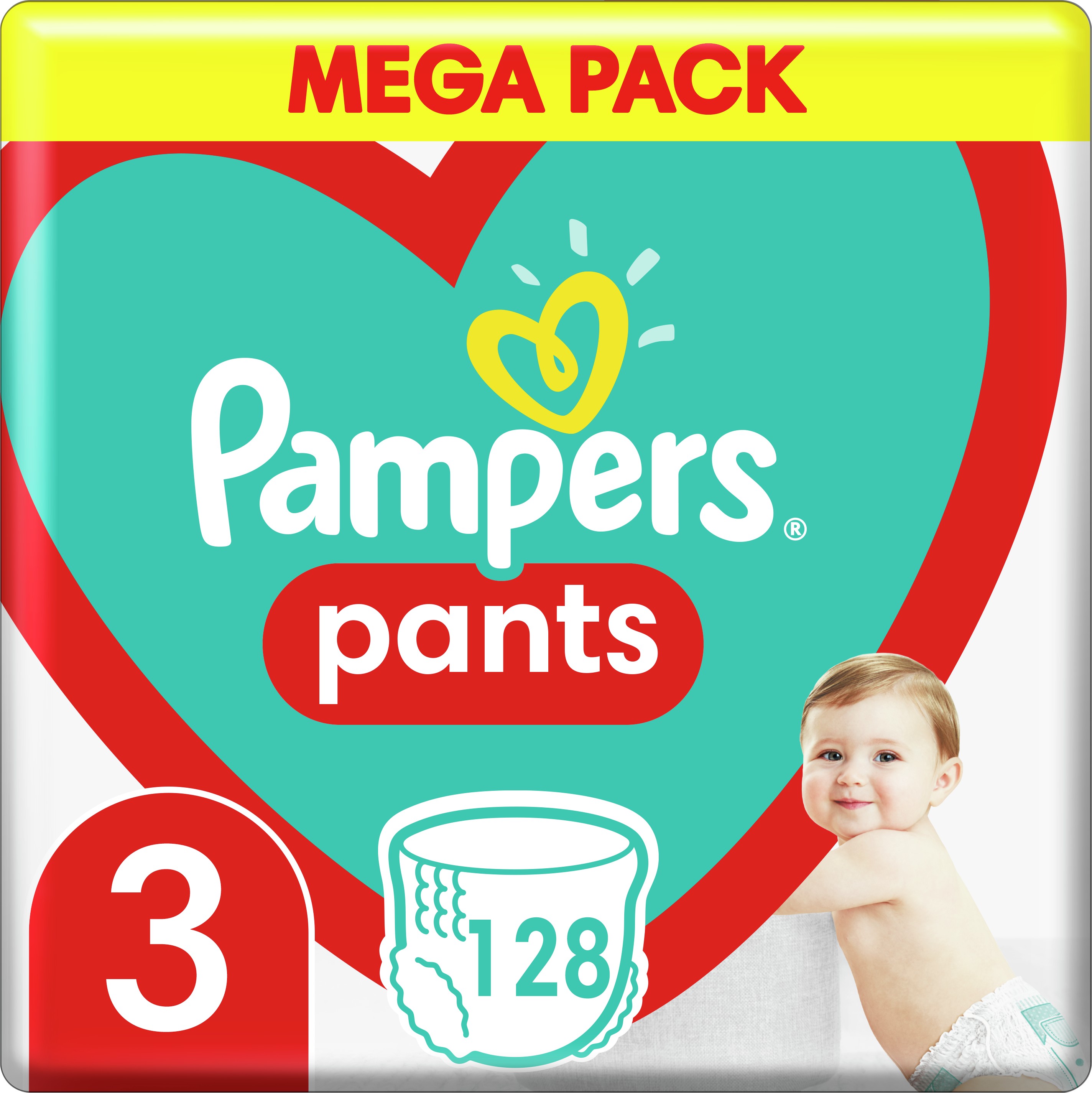 Obrázok Pampers Pants MB S3 128ks (6-11kg)