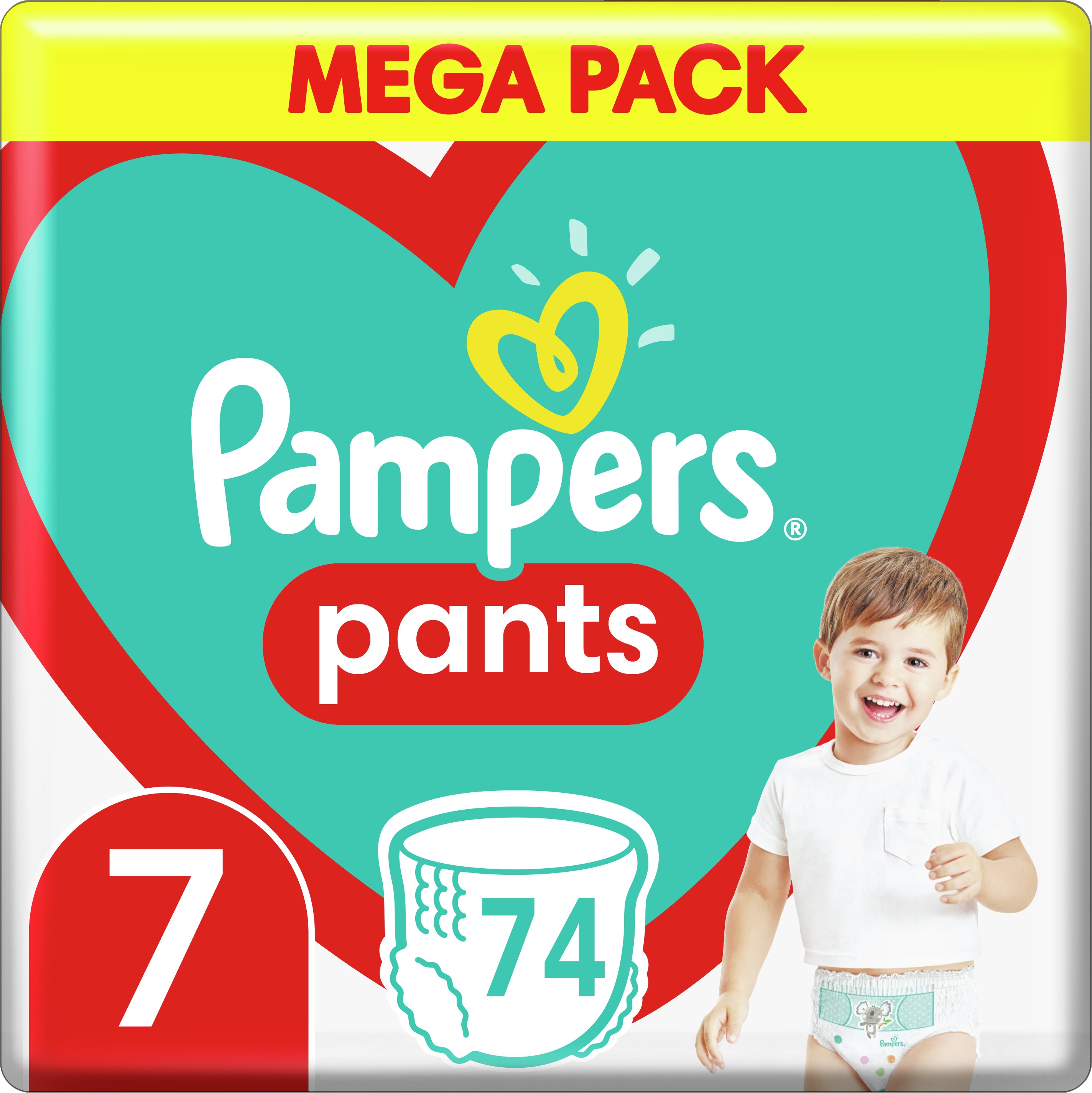 Obrázok Nohavičky plienkové ActivePants 6 EXTRA LARGE 16+kg 74 ks Pampers