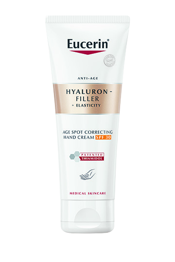 Obrázok Eucerin HYALURON-FILLER+ELASTICITY Krém na ruky s depigmentačným účinkom, SPF 30, 1x75 ml