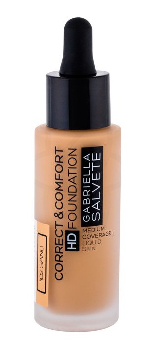 Obrázok Gabriella Salvete Correct & Comfort 29 ml tekutý make-up pre bezchybný a prirodzený vzhľad pre ženy 102 Sand