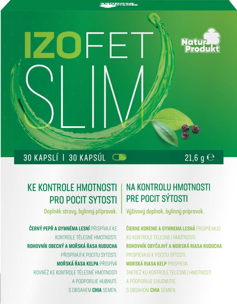 Obrázok NaturProdukt IZOFET SLIM 30 kapsúl