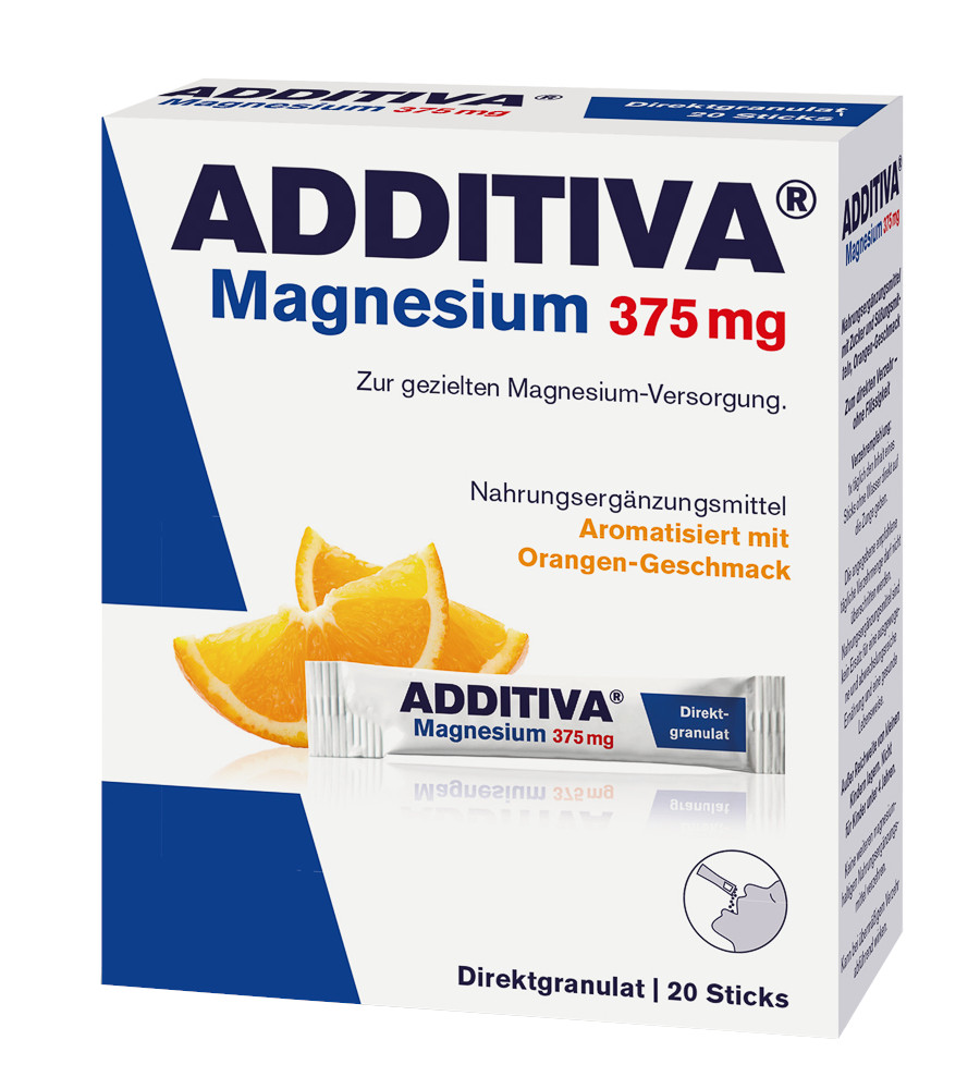 Obrázok Additíva Magnézium 375 mg, Direct pomeranč (3917235)