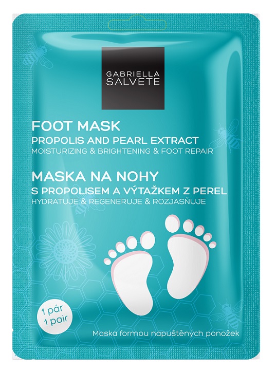 Obrázok Gabriella Salvete Foot Mask Propolis And Pearl Extract 1 ks hydratačná maska na nohy pre ženy