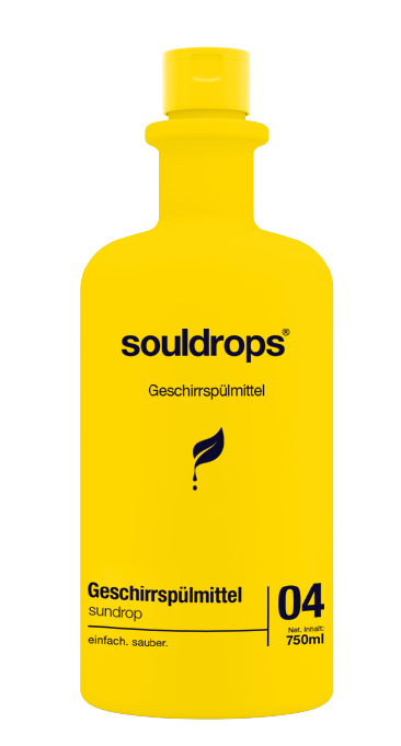 Obrázok SOULDROPS GELOVY PROSTRIEDOK NA UMYVANIE RIADU - SUNDROP, 750ML