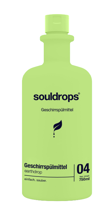 Obrázok SOULDROPS GELOVY PROSTRIEDOK NA UMYVANIE RIADU - EARTHDROP, 750ML