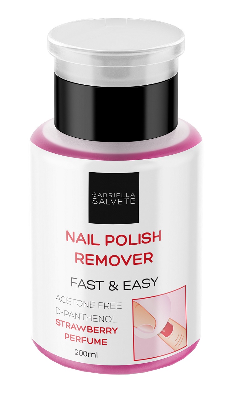 Obrázok Gabriella Salvete Nail Polish Remover Fast & Easy 200 ml odlakovač na nechty bez acetónu pre ženy