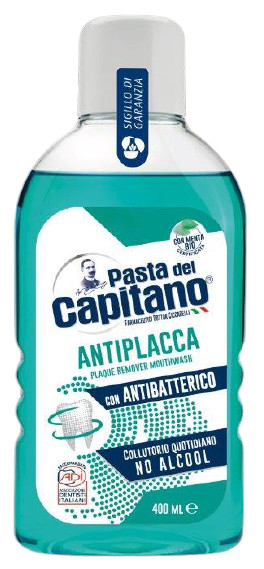 Obrázok Pasta del Capitano ústna voda s BIO mätou 400ml