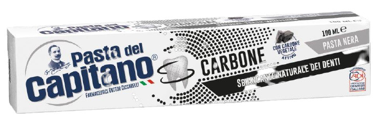 Obrázok Pasta Del Capitano Charcoal 100 ml zubná pasta unisex