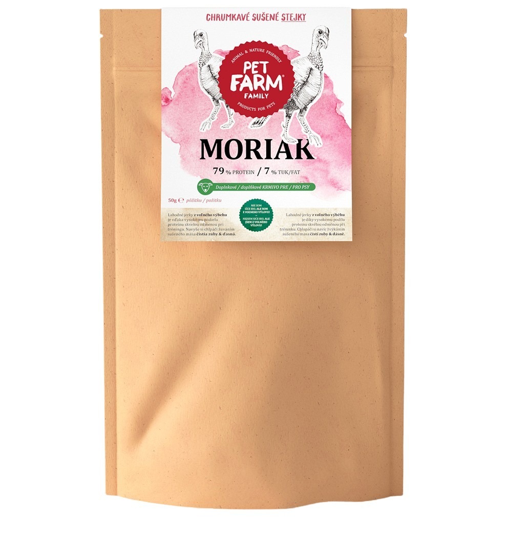 Obrázok Pet Farm Family Moriak – Stejk 50 g (8594178740230)