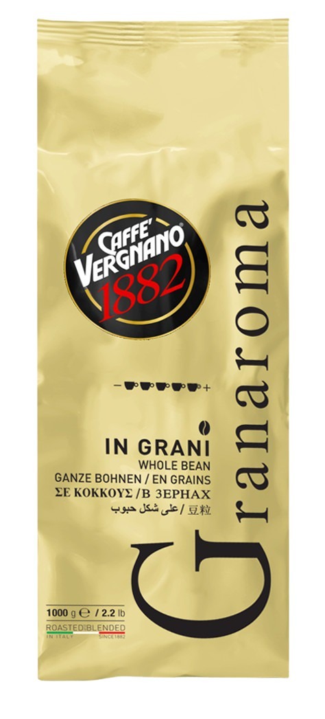 Obrázok Vergnano Caffé Gran Aroma, 1000 g, zrnková (008-000094)