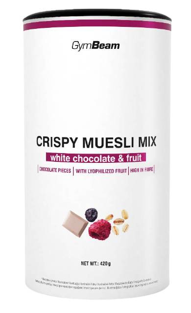 Obrázok GymBeam Crispy Muesli Mix 420 g čokoláda ovocie