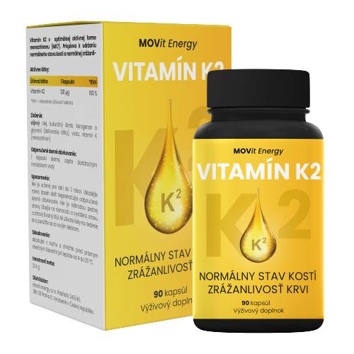 Obrázok MOVit VITAMÍN K2 120 mcg 90 toboliek