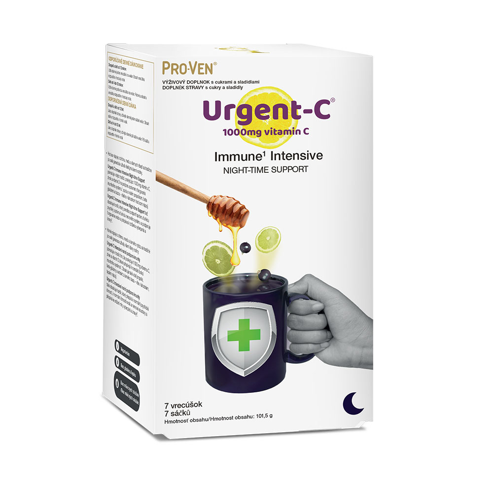 Obrázok Pro-Ven Urgent-C Immune Intensive Night-time, 7ks