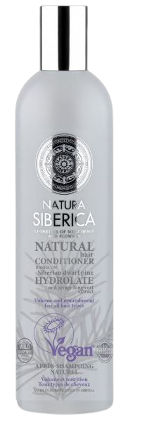 Obrázok Natura Siberica Siberian Dwarf Pine kondicionér pre objem a pevnosť pre všetky typy vlasov 400 ml