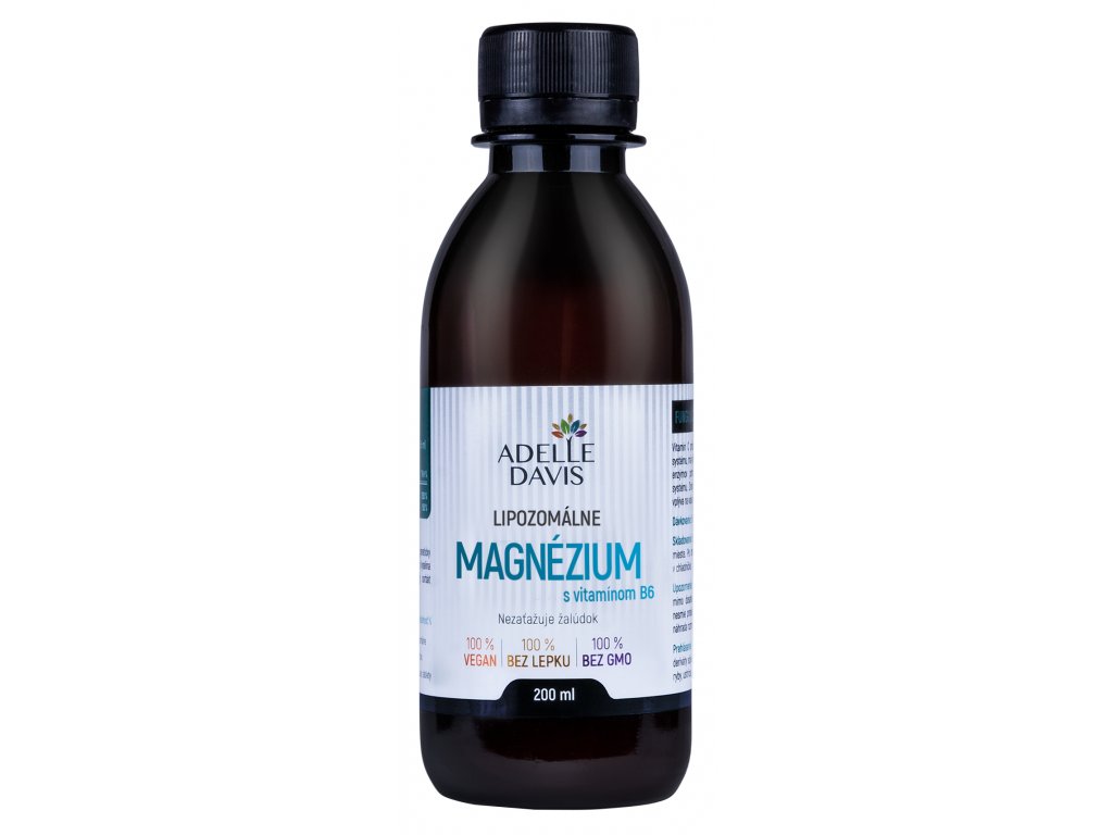 Obrázok Adelle Davis Lipozomálne magnézium s vitamínom B6 200 ml