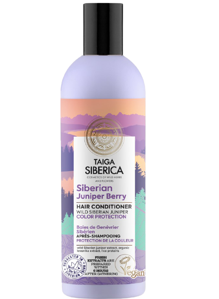 Obrázok Taiga Siberica Prírodný kondicionér na ochranu farbených vlasov 270 ml - Natura Siberica