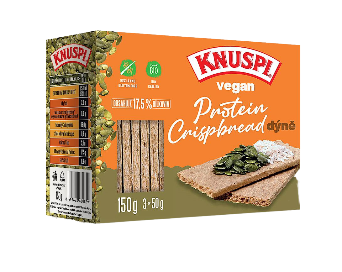 Obrázok Prom In Knuspi Vegan Protein Crispbread dýně 150 g