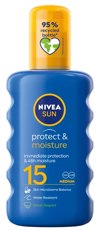 Obrázok Nivea Sun spray na opalování SPF15 200 ml