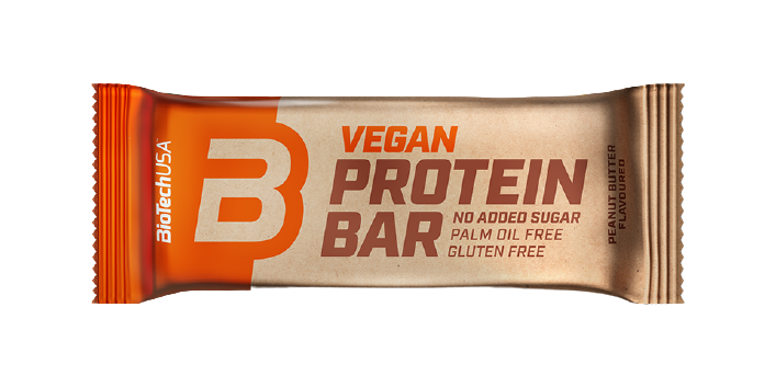 Obrázok BioTech USA Vegan Protein Bar 50 g peanut butter