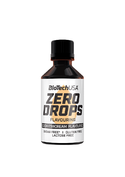 Obrázok BiotechUSA Ochucovacie kvapky Zero Drops, cookies cream 50ml