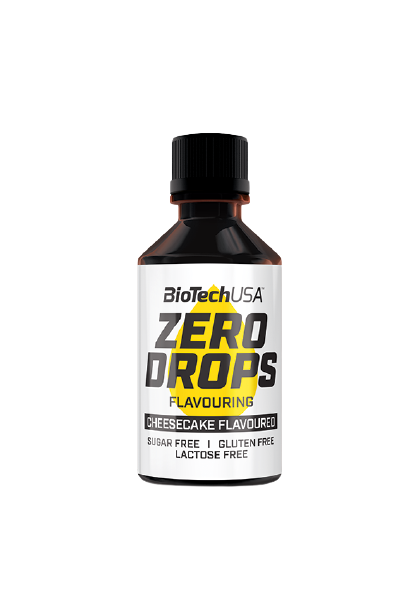 Obrázok BiotechUSA Ochucovacie kvapky Zero Drops, cheesecake 50ml