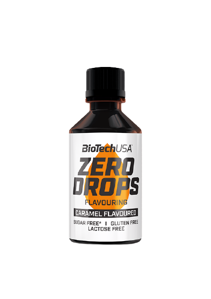 Obrázok BiotechUSA Ochucovacie kvapky Zero Drops, caramel 50ml