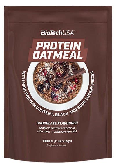 Obrázok BiotechUSA Protein Oatmeal, čoko-cherry 1000g