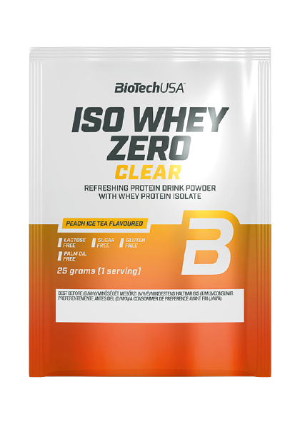 Obrázok BiotechUSA Iso Whey Zero Clear, broskyňa ľadový čaj 25g