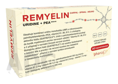 Obrázok REMYELIN cps Uridine+PEA micro+vitamíny B,C 1x30 ks