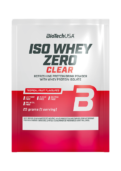 Obrázok BiotechUSA Iso Whey Zero Clear, tropické ovocie 25g