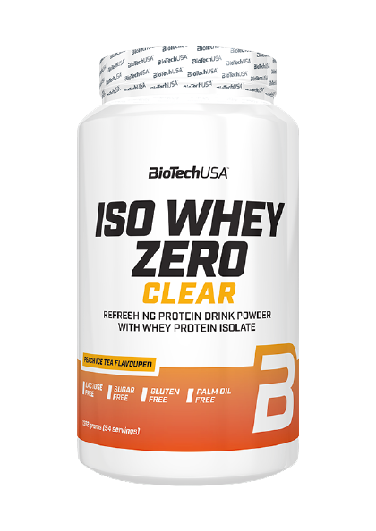 Obrázok BiotechUSA Iso Whey Zero Clear, broskyňa ľadový čaj 1362g