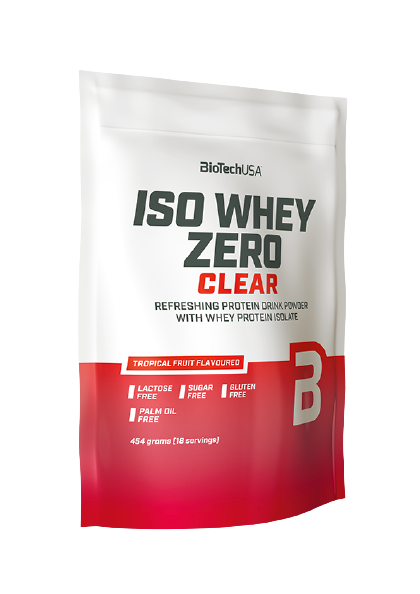 Obrázok BiotechUSA Iso Whey Zero Clear, tropické ovocie 454g