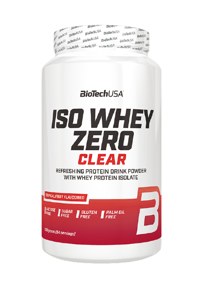 Obrázok BioTech Iso Whey Zero Clear 1362 g tropical fruit