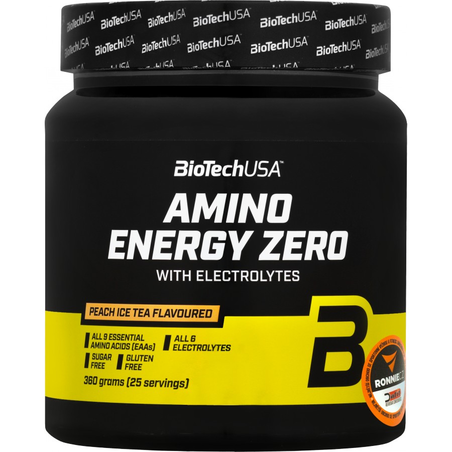 Obrázok BiotechUSA Amino Energy Zero with electrolytes, broskyňa ľadový čaj 360g