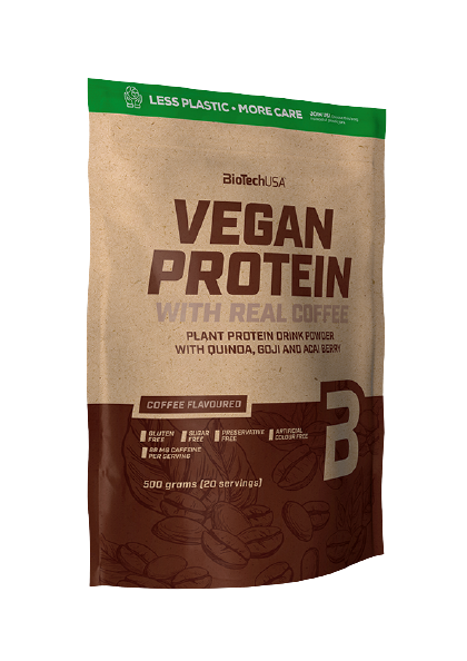 Obrázok BioTech Vegan Protein 500 g coffee