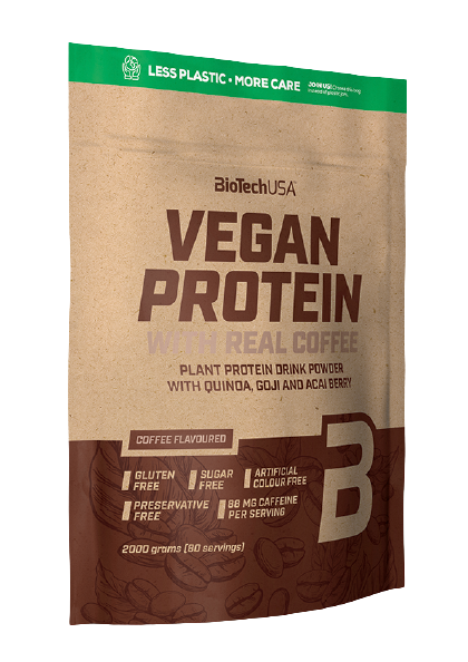 Obrázok BioTech Vegan Protein 2000 g coffee