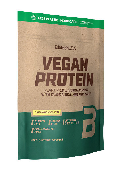 Obrázok BiotechUSA Vegan Protein, vanilkový koláč 2000g