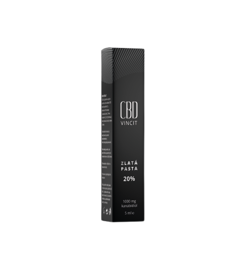 Obrázok CBD Vincit zlatá pasta 20% 1x5 ml