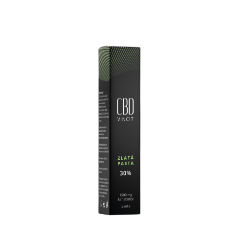 Obrázok CBD Vincit zlatá pasta 30% 1x5 ml