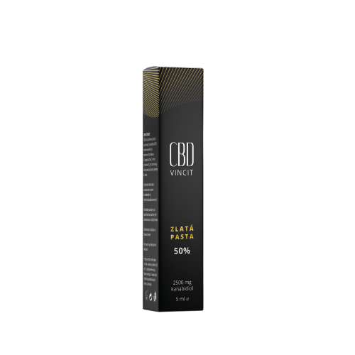 Obrázok CBD Vincit zlatá pasta 50% 1x5 ml