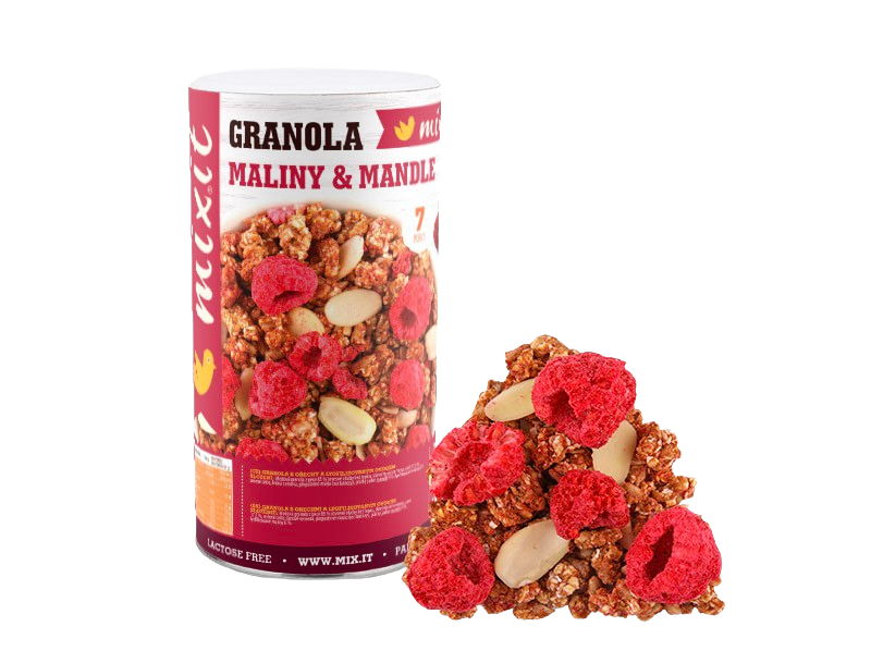 Obrázok Mixit  Granola z pece - Maliny a mandle (8594172181633)