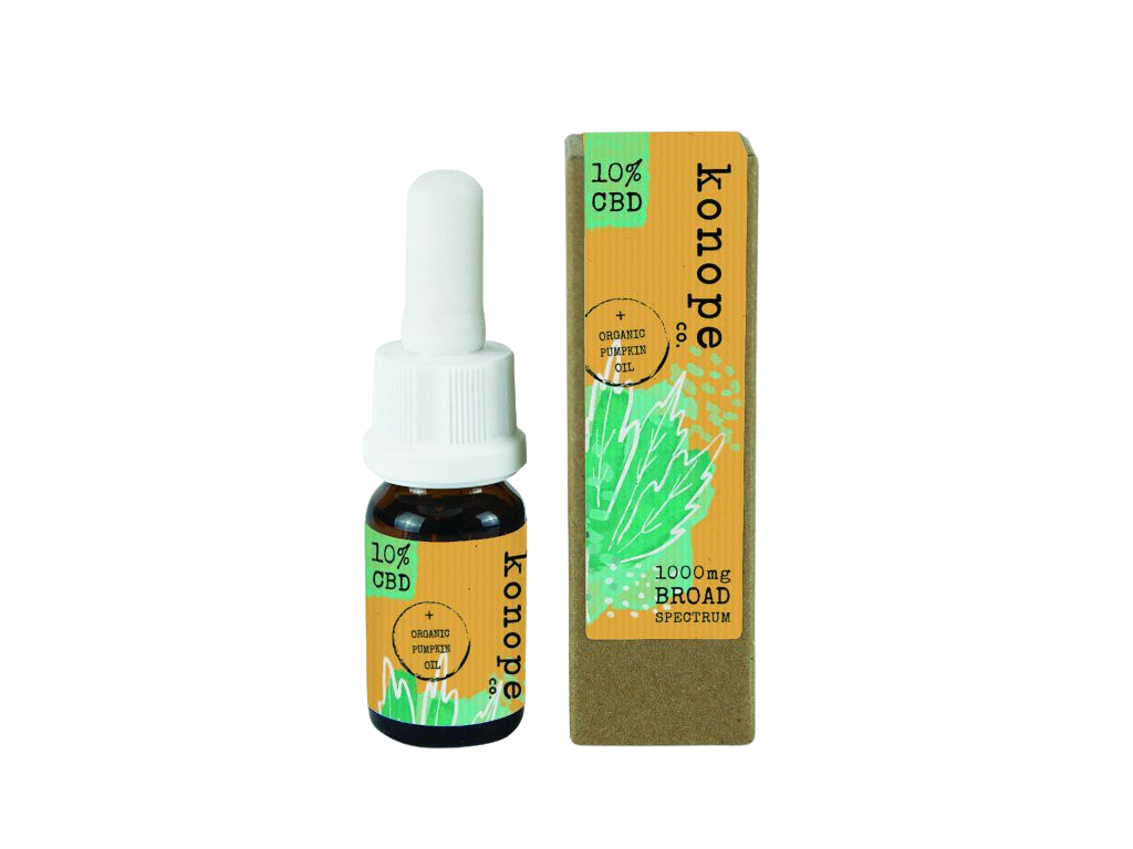 Obrázok CBD 10% v tekvicovom oleji 10 ml KONOPE