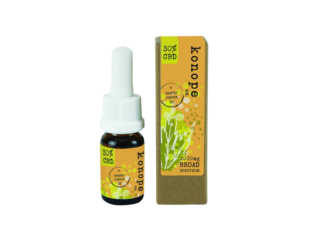 Obrázok CBD 30% v tekvicovom oleji 10 ml KONOPE